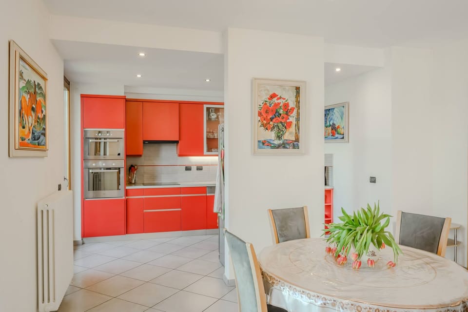 Apartment, Multiple Beds, Patio, Mountain View (Sopra il Lago 4) | Dining