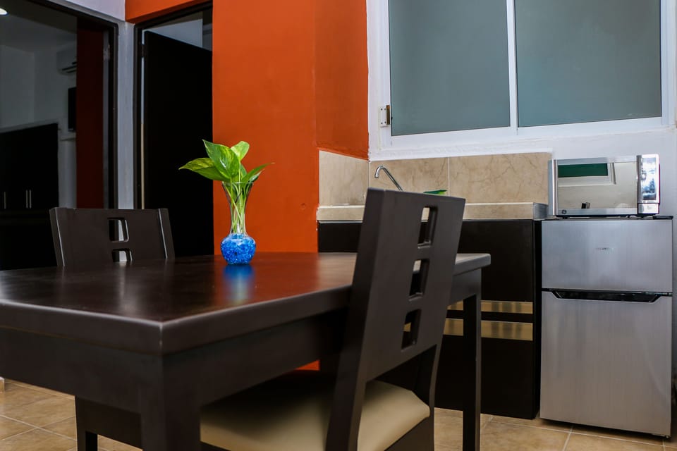 Superior Apartment, 1 Double Bed | Private kitchen | Fridge