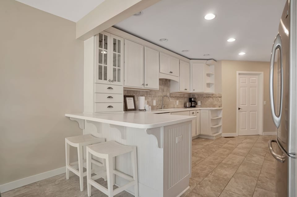 Villa, Multiple Beds, Kitchen, Pool View (32 Turtle Lane) | Private kitchen | Coffee/tea maker, dining table
