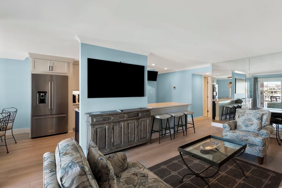 Villa, Multiple Beds, Kitchen (837 Ketch Court) | Living area | 42-inch flat-screen TV with digital channels