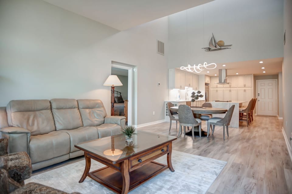 Villa, Multiple Beds, Kitchen (1864 Beachside Tennis) | Living area | 42-inch flat-screen TV with digital channels