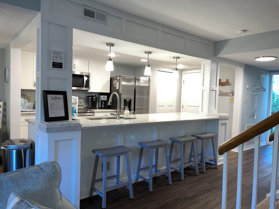 Villa, Multiple Beds, Kitchen, Garden View (1405 South Beach Villas) | Private kitchen | Coffee/tea maker, dining table