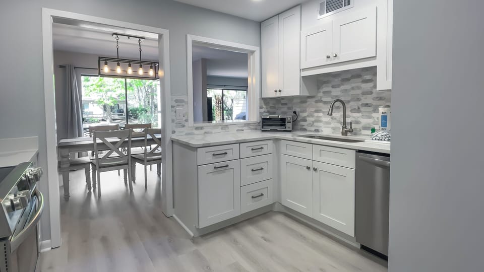 Villa, Multiple Beds, Patio, Garden View (2244 Heritage Villas) | Private kitchen | Coffee/tea maker, dining tables