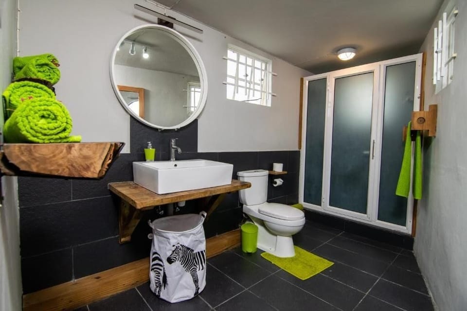 Lafrik - Apartment, 2 Bedrooms | Bathroom | Shower, hair dryer, towels, soap