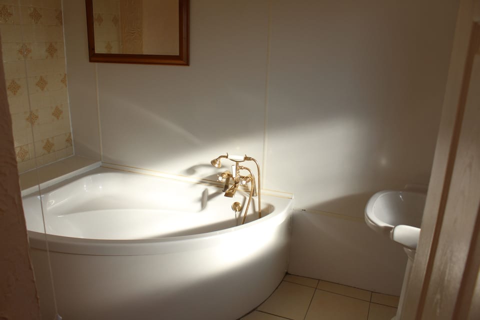 Twin Room, Ensuite | Bathroom | Free toiletries, hair dryer, towels, soap