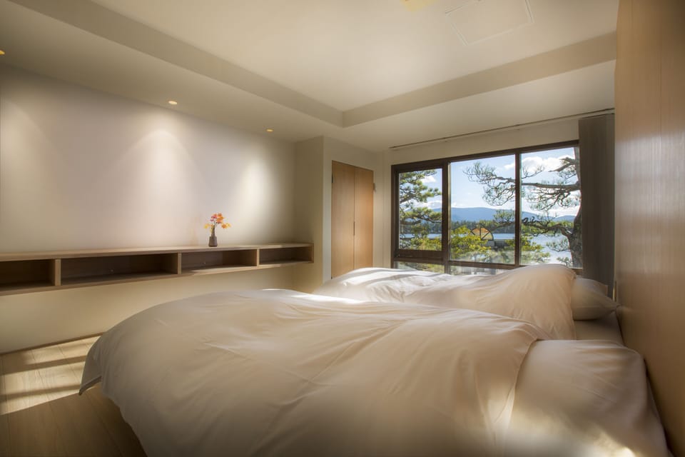 	Japanese Western Style Room (2F) - no children, ages 12+ only | Premium bedding, minibar, in-room safe, WiFi (free)