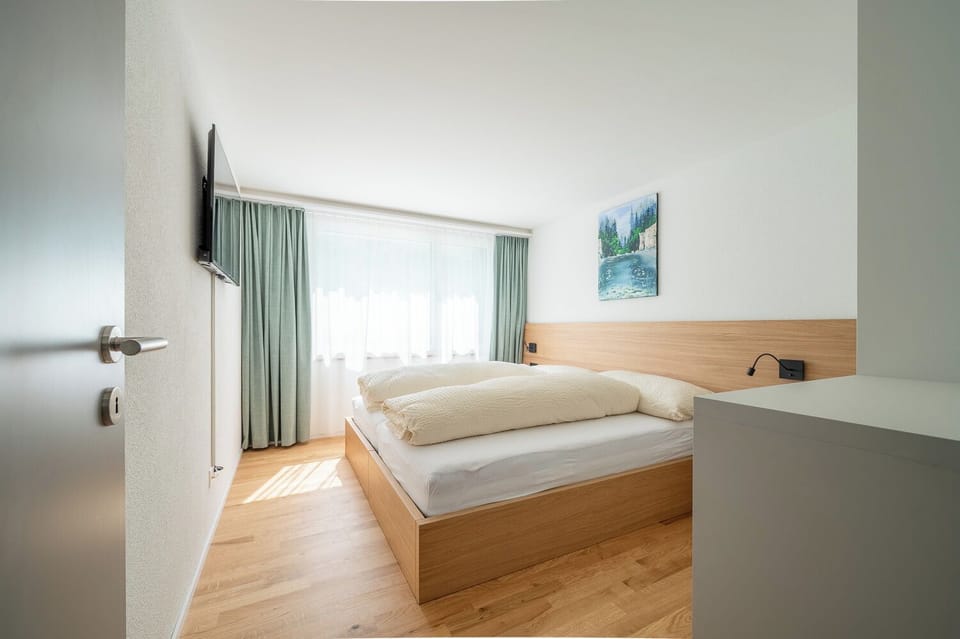 Quadruple Room, Mountain View | Premium bedding, down comforters, memory foam beds