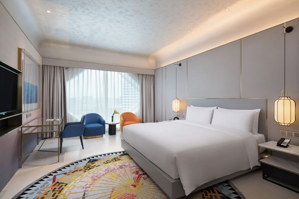 Comfort Single Room, City View | In-room safe, laptop workspace, blackout drapes, iron/ironing board
