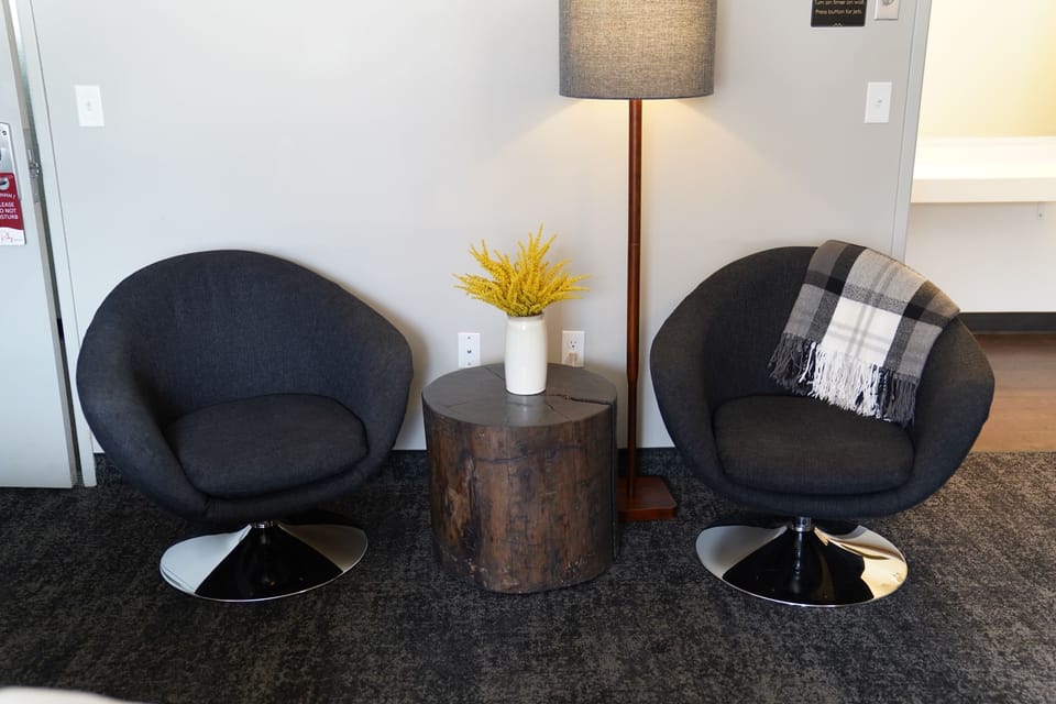 Desk, blackout drapes, iron/ironing board, free WiFi