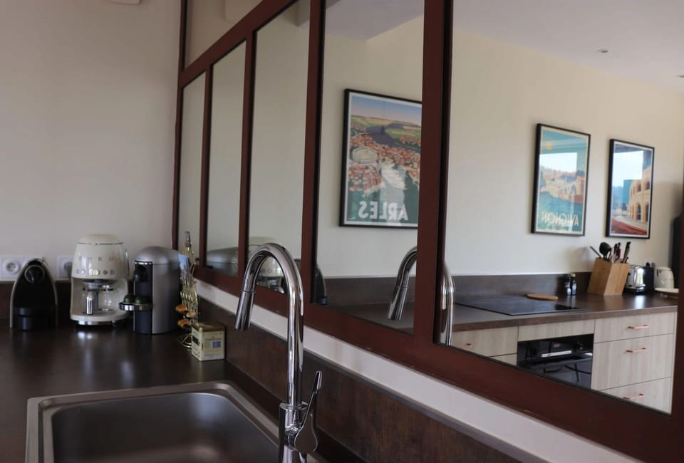 Exclusive Villa, Patio, Mountain View (Les Oliviers) | Private kitchen | Full-size fridge, microwave, oven, dishwasher