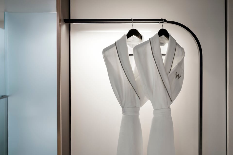 Hypo-allergenic bedding, minibar, in-room safe, laptop workspace