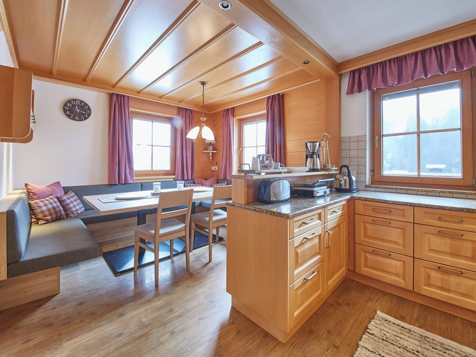 Deluxe Chalet, Mountain View | Private kitchen | Electric kettle, highchair