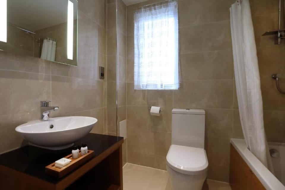 Standard Single Room | Bathroom | Combined shower/tub, hair dryer, towels, soap