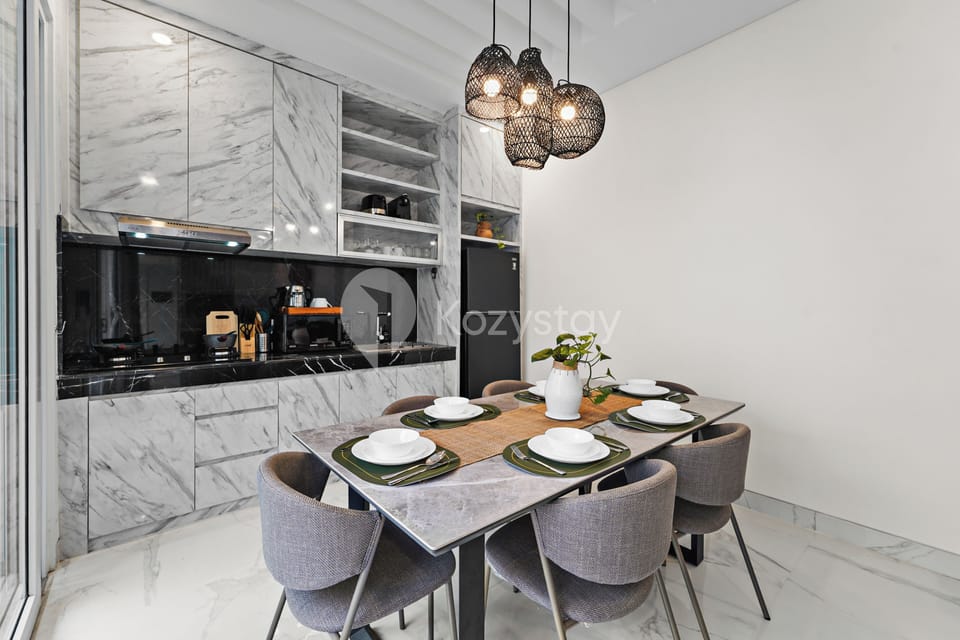 Villa, 3 Bedrooms, Private Pool, Pool View | Dining room
