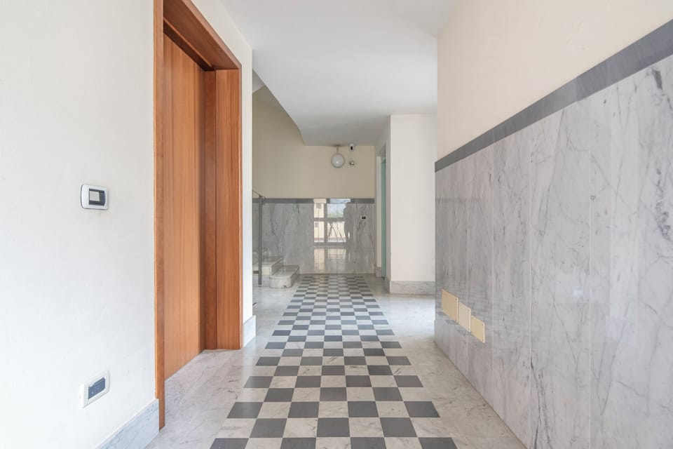 Interior entrance