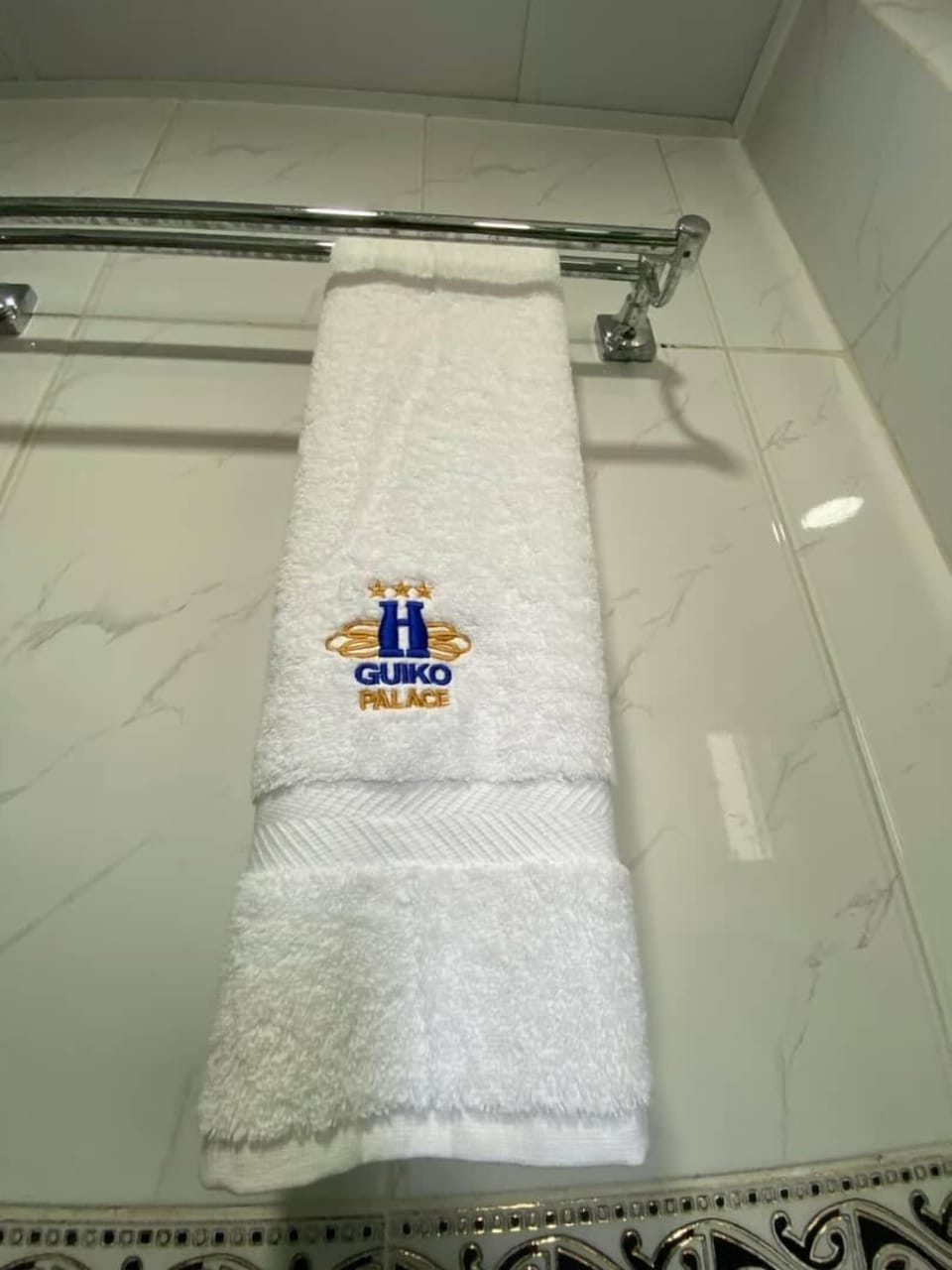 Comfort Room | Bathroom | Shower, towels, soap, toilet paper