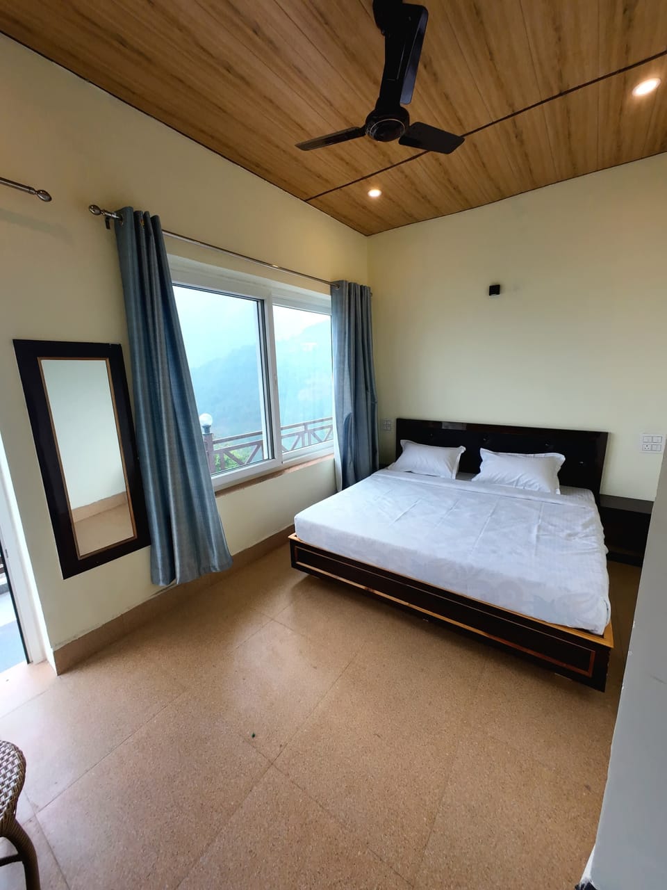 Economy Double Room, Balcony, Mountain View | Desk, laptop workspace, free WiFi