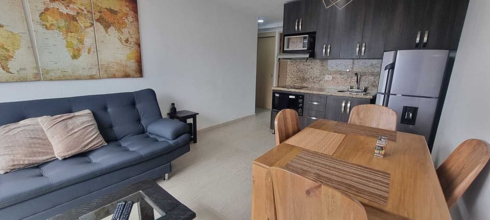 Deluxe Apartment, City View | Private kitchen | Full-size fridge, microwave, stovetop, rice cooker