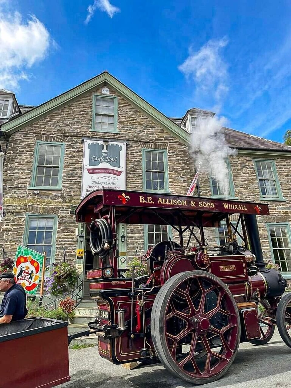 The Castle Hotel Inn in Bishop's Castle
