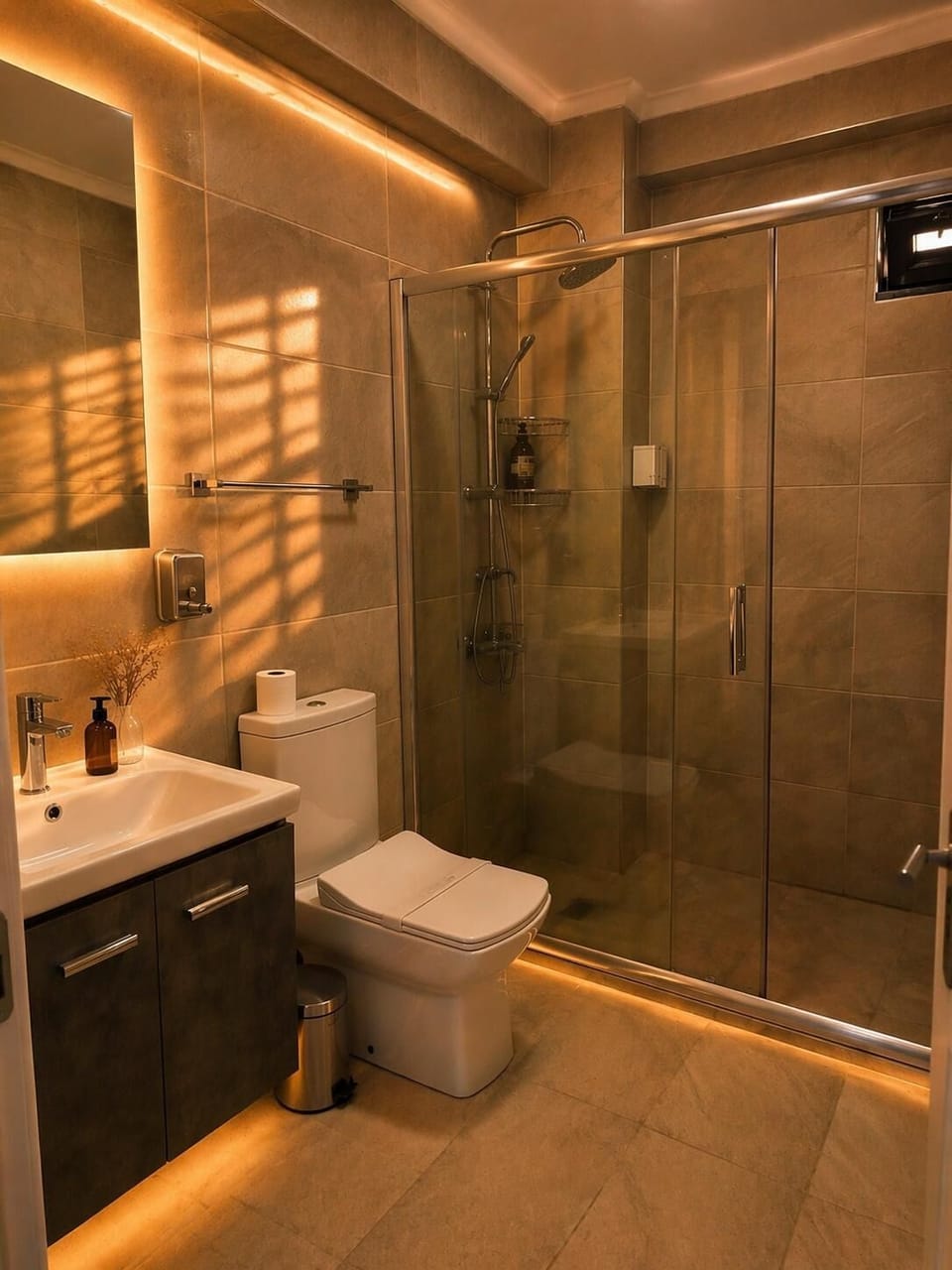 Standard Double Room, City View | Bathroom | Shower, free toiletries, hair dryer, towels