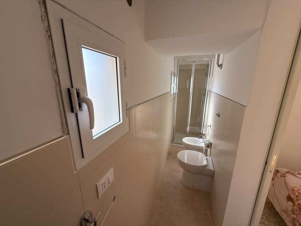 Comfort Double Room, Partial Sea View | Bathroom | Shower, hair dryer, towels, soap