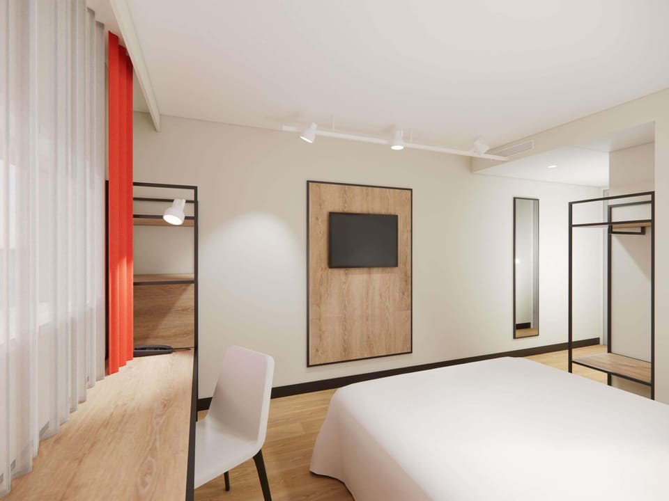 Premium bedding, desk, soundproofing, iron/ironing board