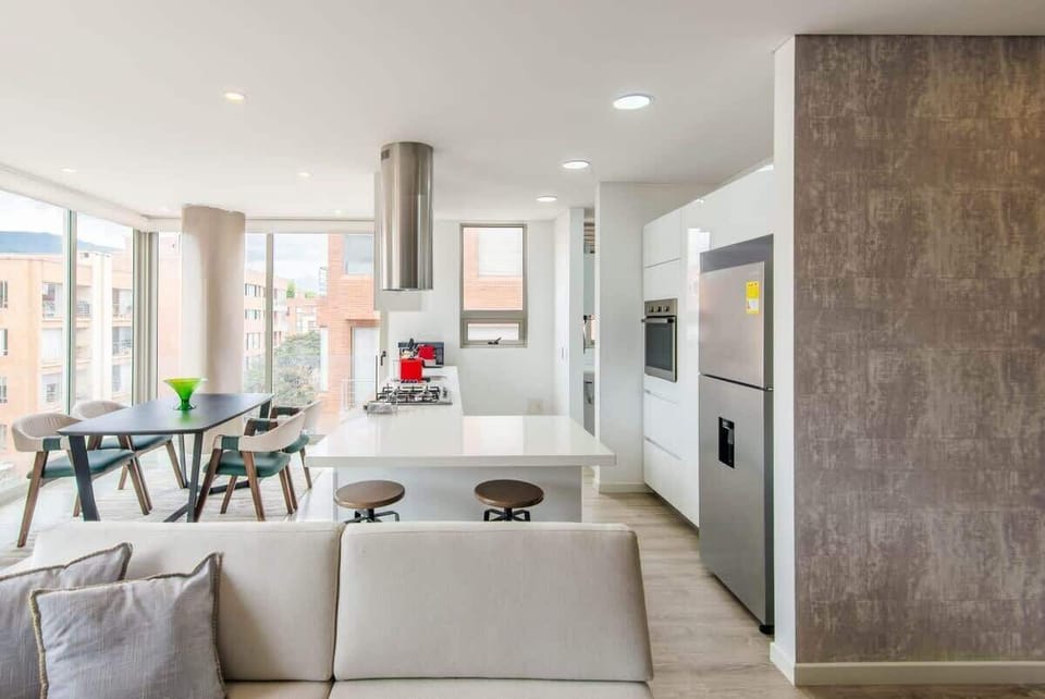 Apartment, Multiple Beds, Balcony, City View (Balcones 501) | Private kitchen | Coffee/tea maker