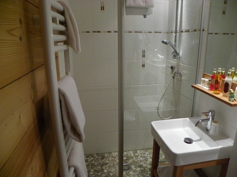 Free toiletries, hair dryer, bathrobes, slippers