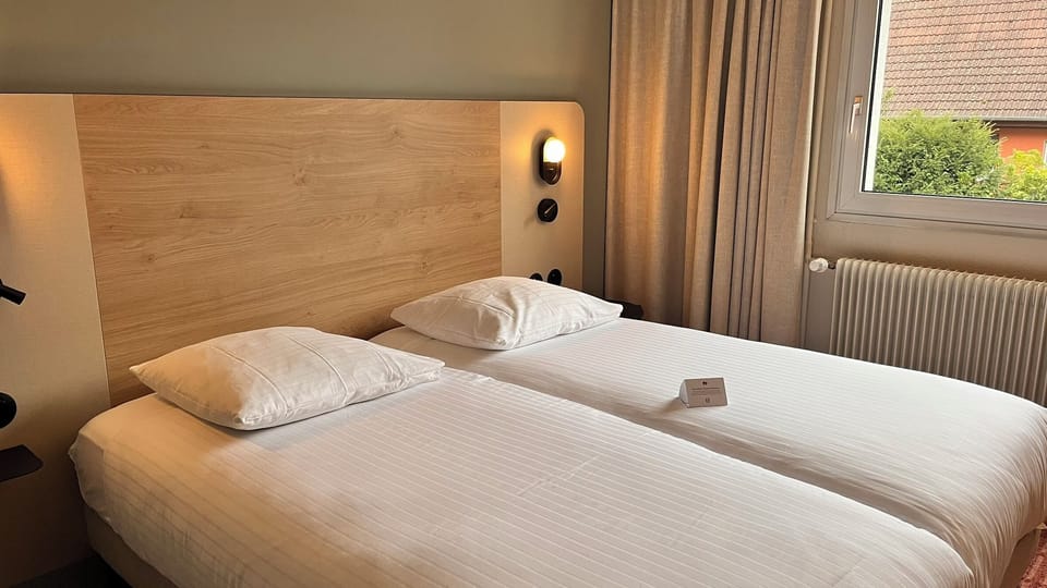 Standard Twin Room | Premium bedding, desk, laptop workspace, soundproofing