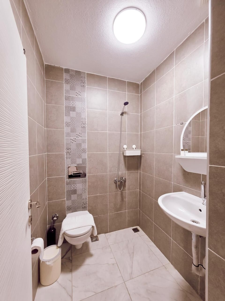Soap, shampoo, toilet paper