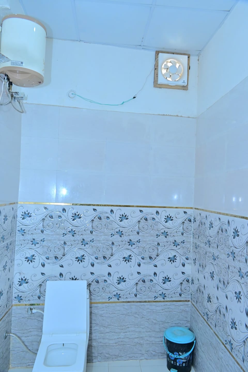 Shower, slippers, soap