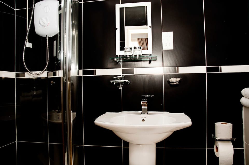 Free toiletries, hair dryer, slippers, towels