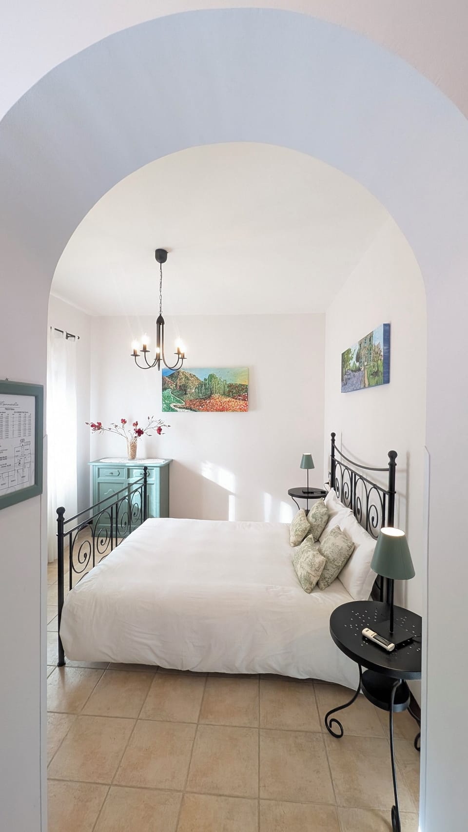 Panoramic Double Room | Laptop workspace, free WiFi, bed sheets