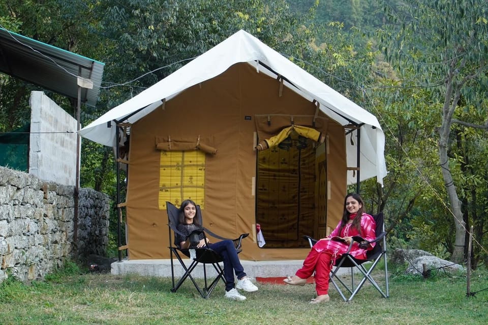 Deluxe Tent, River View | Soundproofing, free WiFi