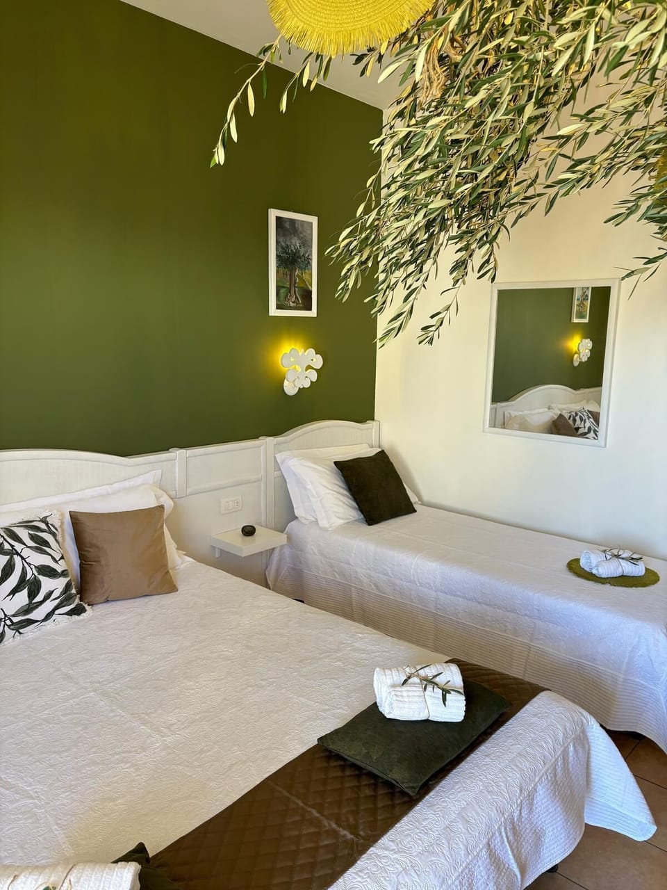 Triple Room, Garden Area | Premium bedding, minibar, in-room safe, desk