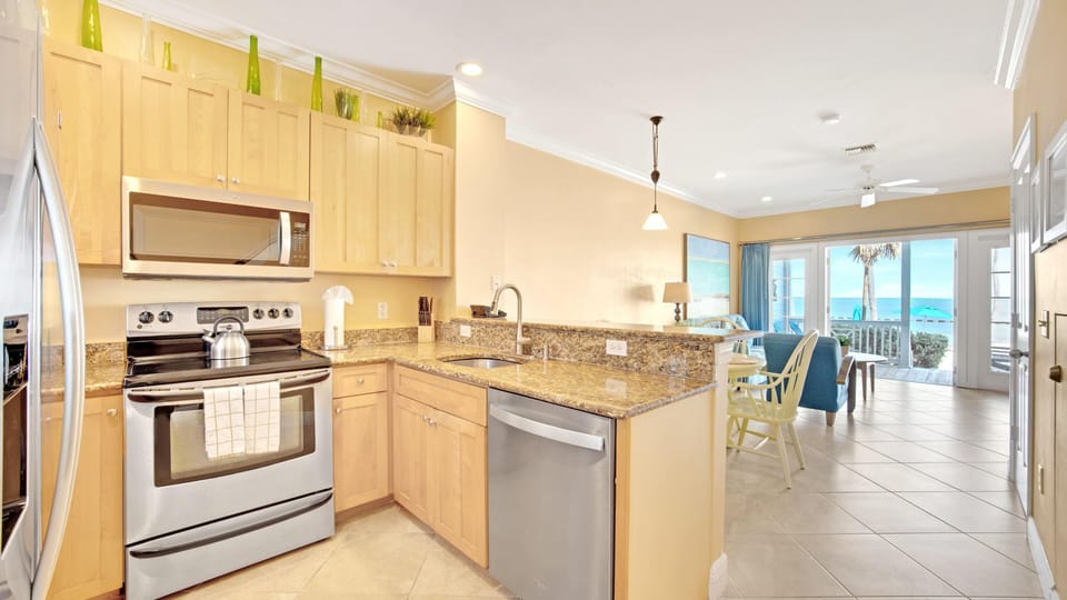 Villa, Multiple Beds, Beachfront | Private kitchenette | Coffee/tea maker