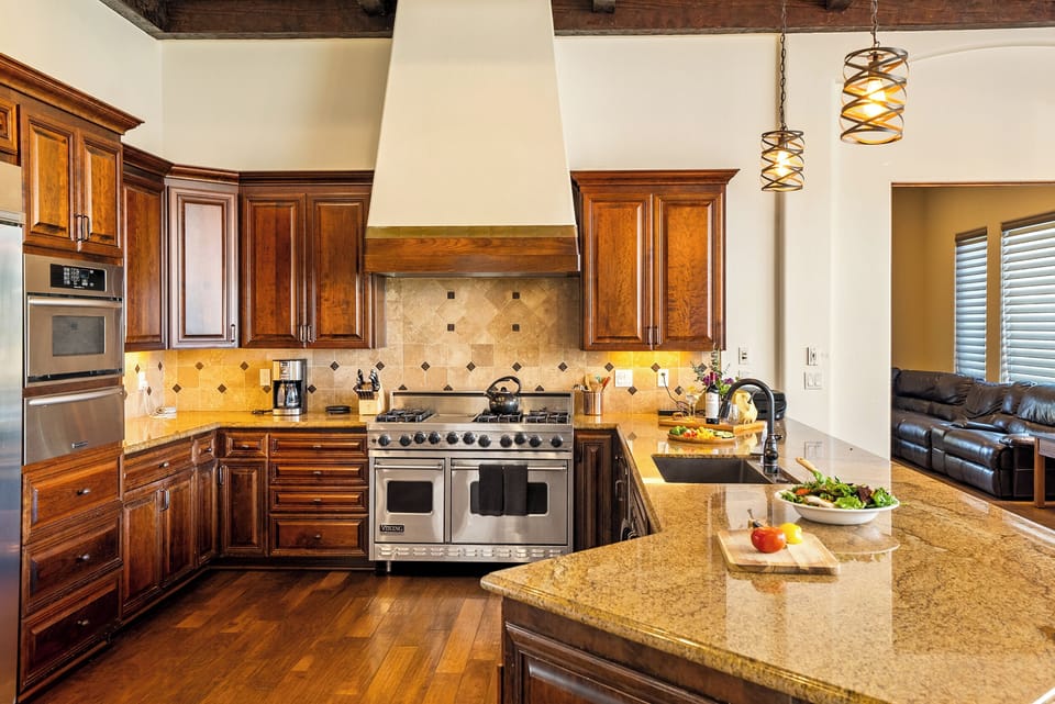 House, Multiple Beds, Pool Access, Pool View (Frontier Farmhouse) | Private kitchen | Coffee/tea maker