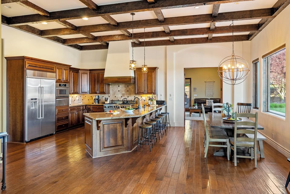 House, Multiple Beds, Pool Access, Pool View (Frontier Farmhouse) | Private kitchen | Coffee/tea maker