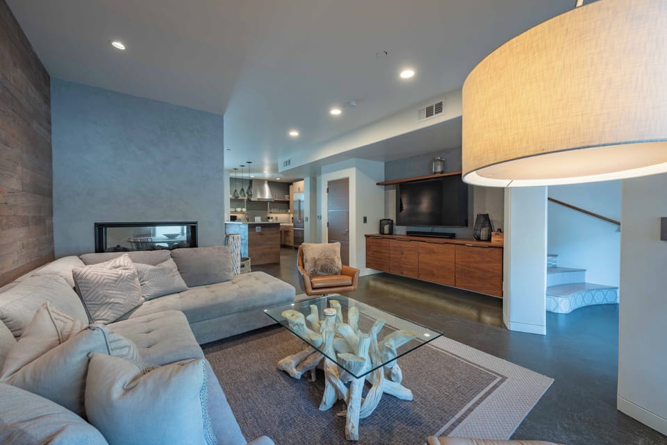 Condo, Multiple Beds, Patio, City View (Avila Beach Retreat) | Living area | Fireplace