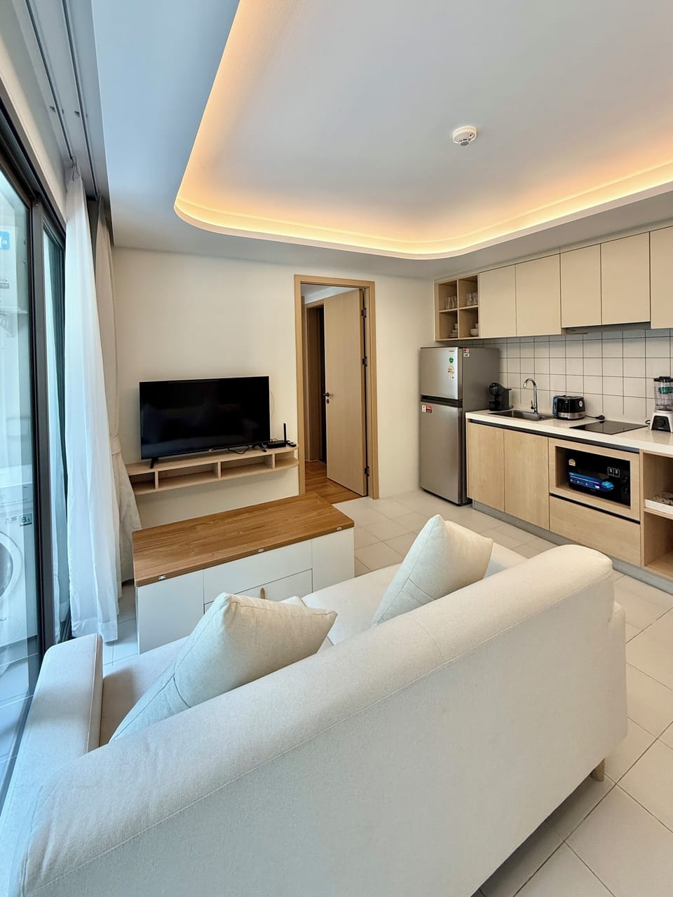 Superior Apartment | Living room | 55-inch Smart TV with digital channels