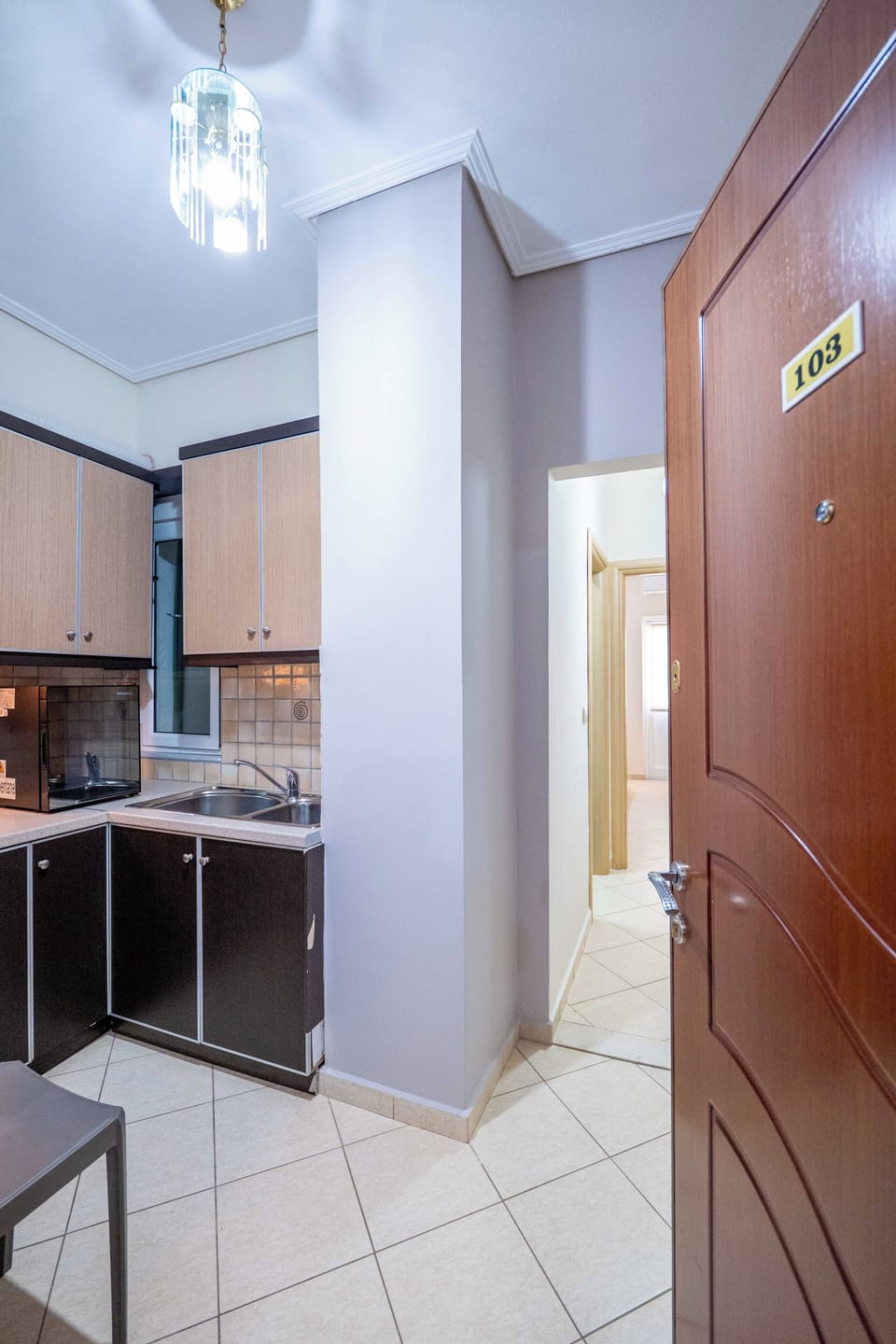 Apartment, City View | Private kitchen