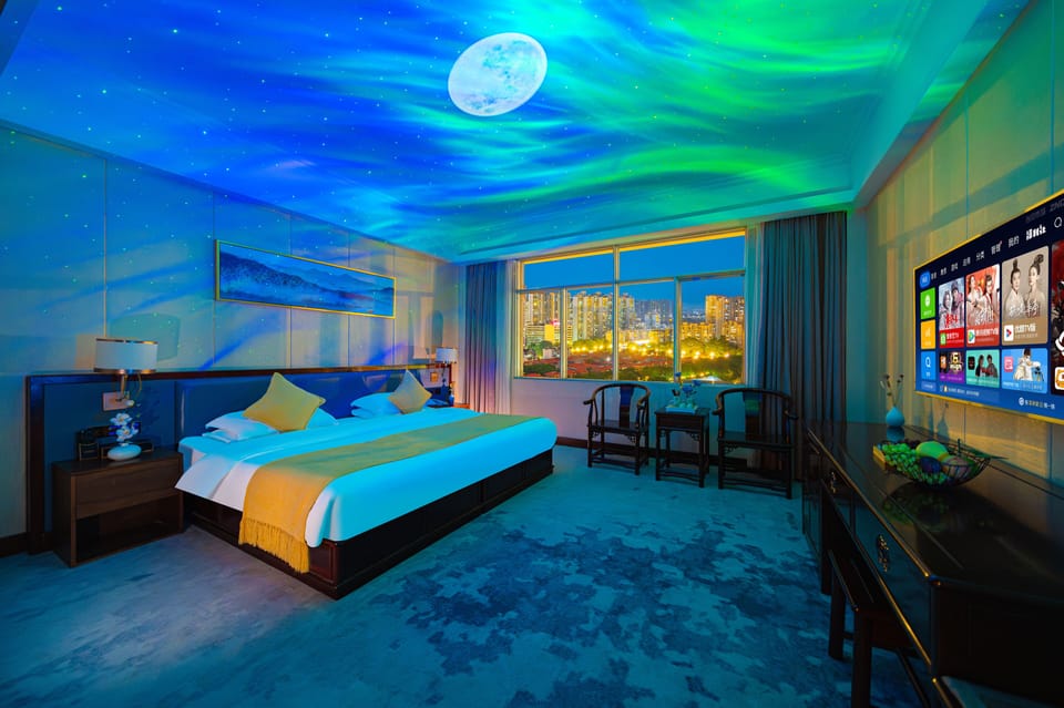 Deluxe Double Room Single Use, City View | Frette Italian sheets, premium bedding, pillowtop beds, soundproofing