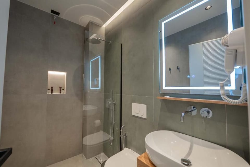Deluxe Double Room | Bathroom | Bidet, towels