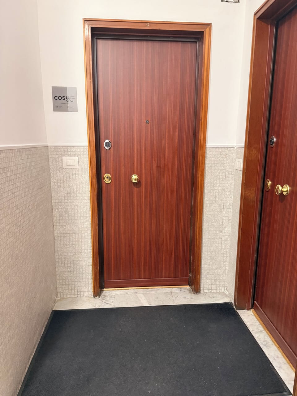 Interior entrance