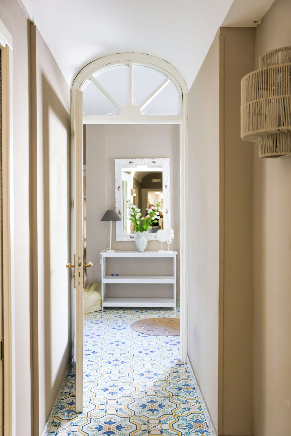 Interior entrance