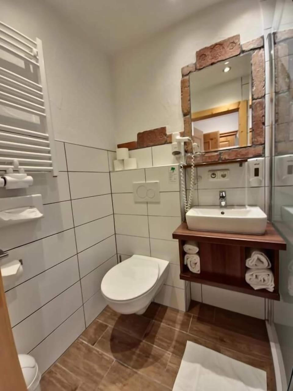 Standard Double Room, Garden View | Bathroom | Shower, hair dryer, soap, shampoo