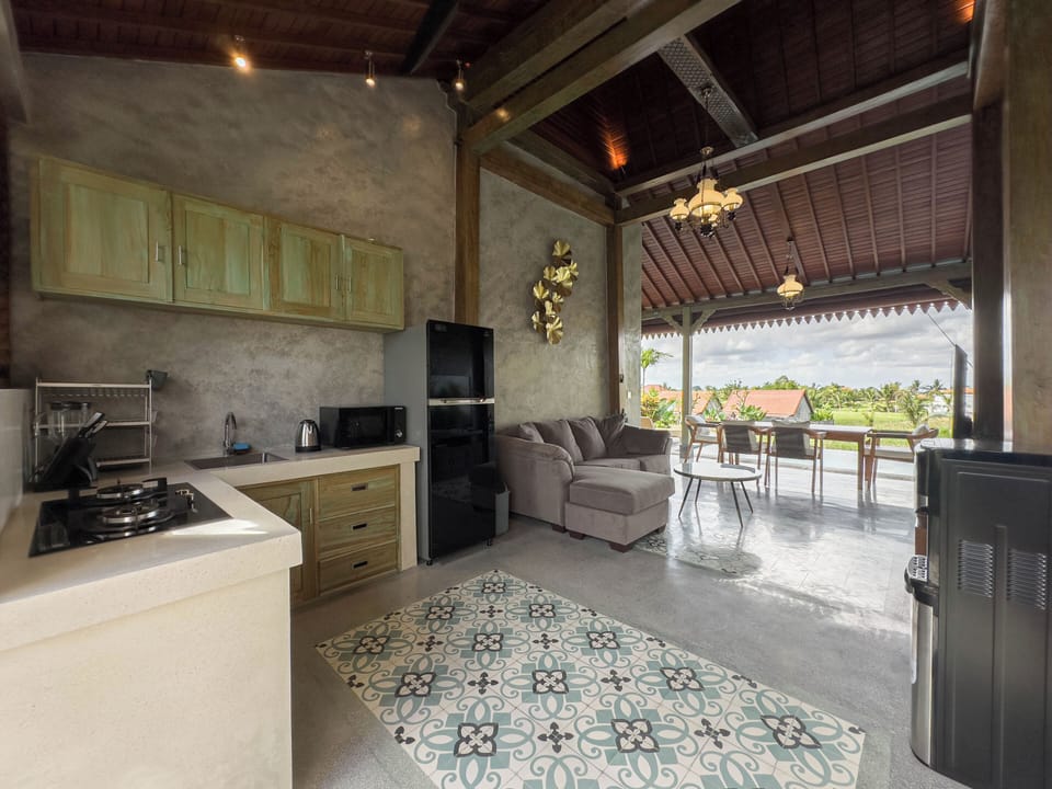 Villa, 2 Bedrooms, Pool View | Private kitchen | Stovetop, cookware/dishes/utensils