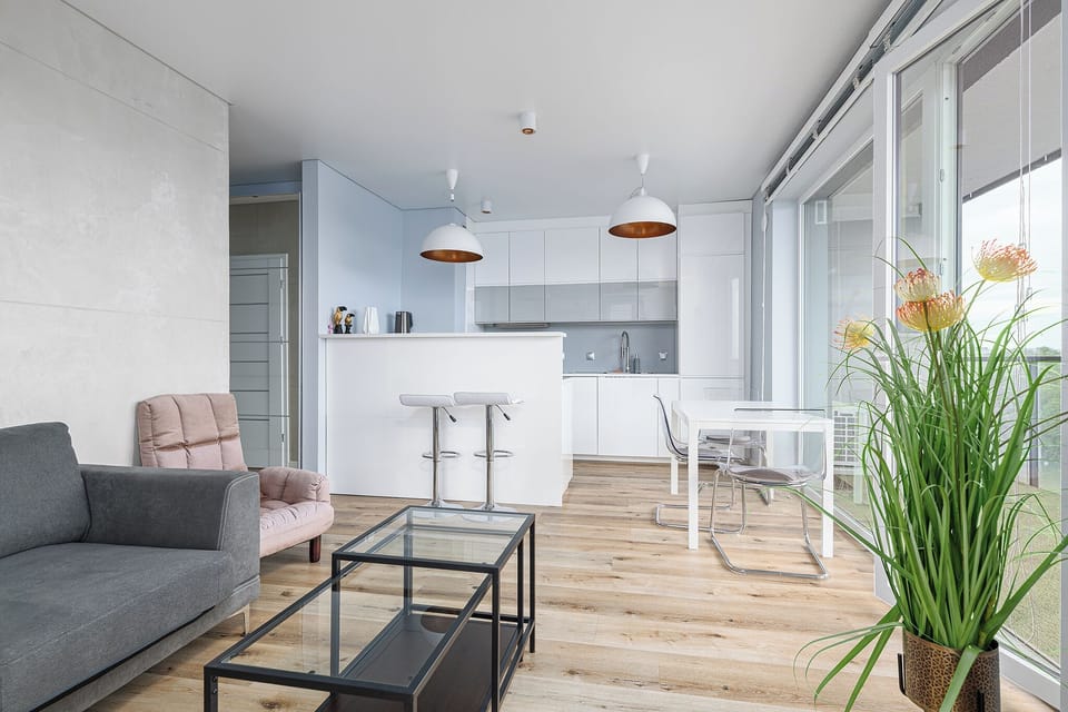 Apartment, Balcony, City View | Living room