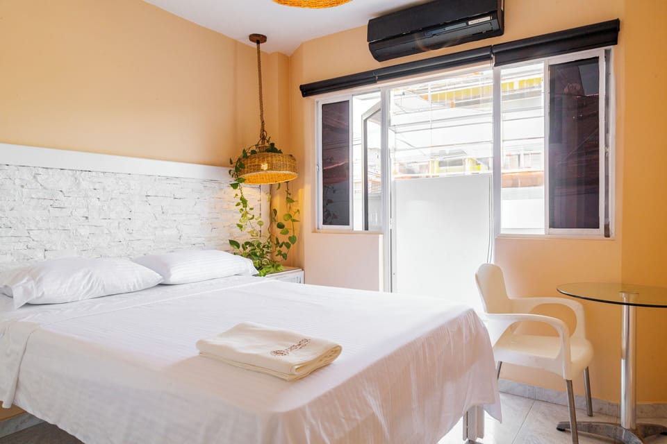 Basic Double Room, Balcony, City View | Desk, laptop workspace, iron/ironing board, free WiFi