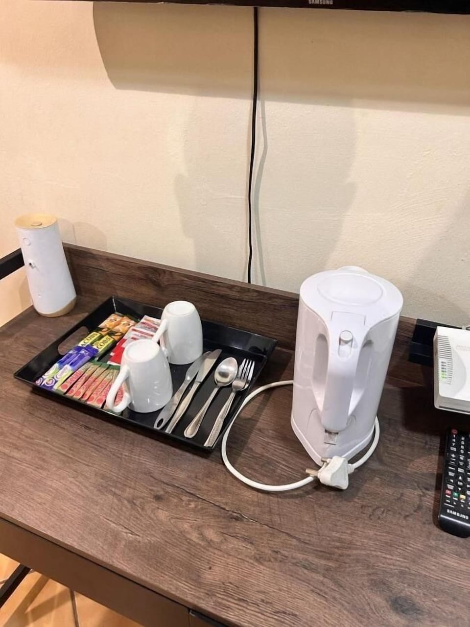 Deluxe Double Room, Air conditioning, Garden View | Coffee and/or coffee maker
